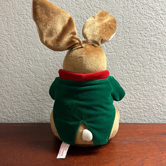 Vintage The Velveteen Rabbits 1995 Christmas Commonwealth Toy Stuffed Bunny - Picture 3 of 6